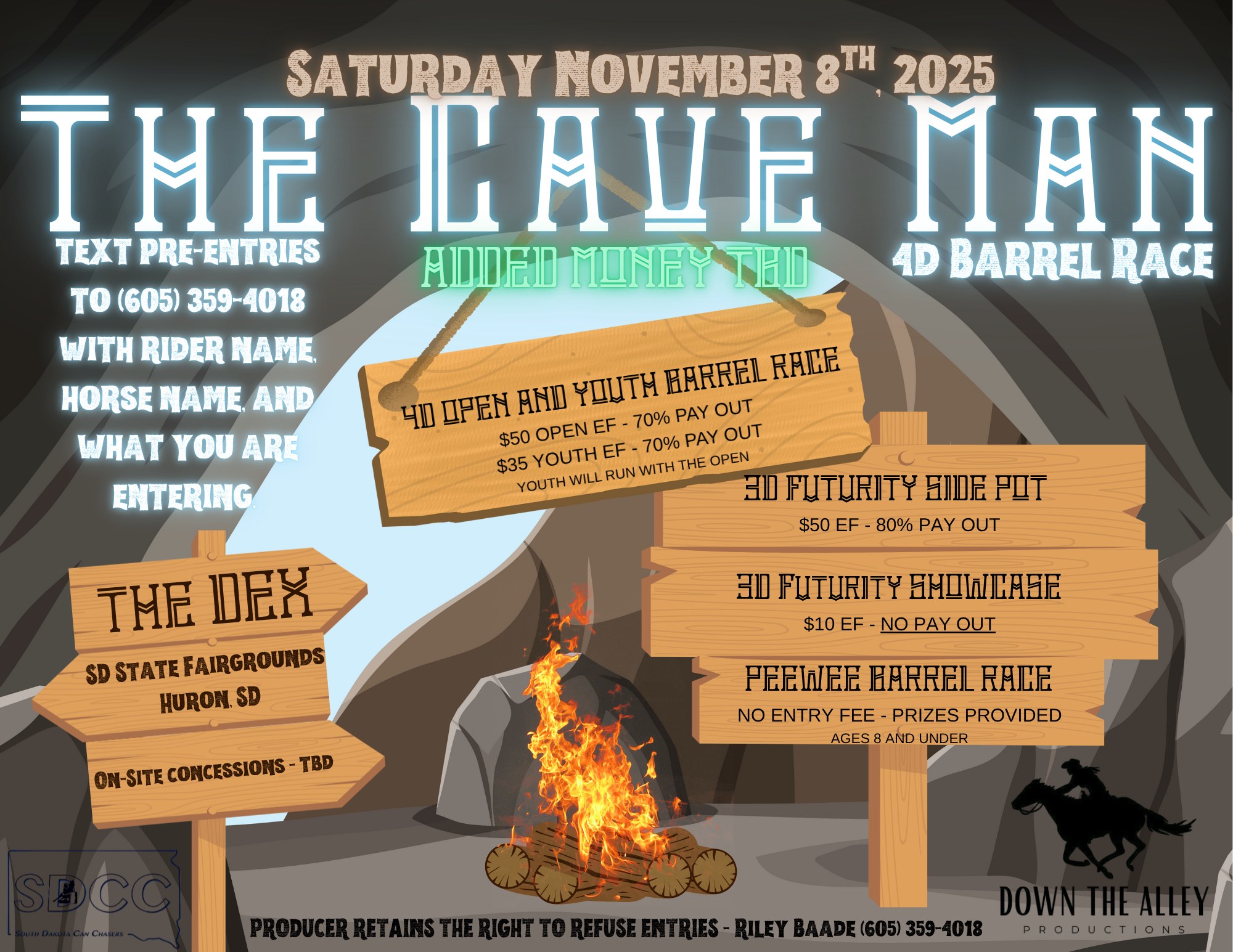 The Man Cave 4D Barrel Race