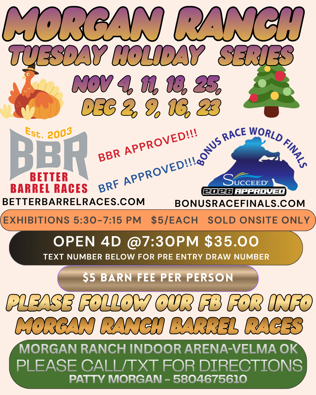 Flyer 1 for MORGAN RANCH HOLIDAY SERIES