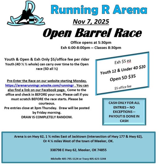 Flyer 1 for Open Barrel Race