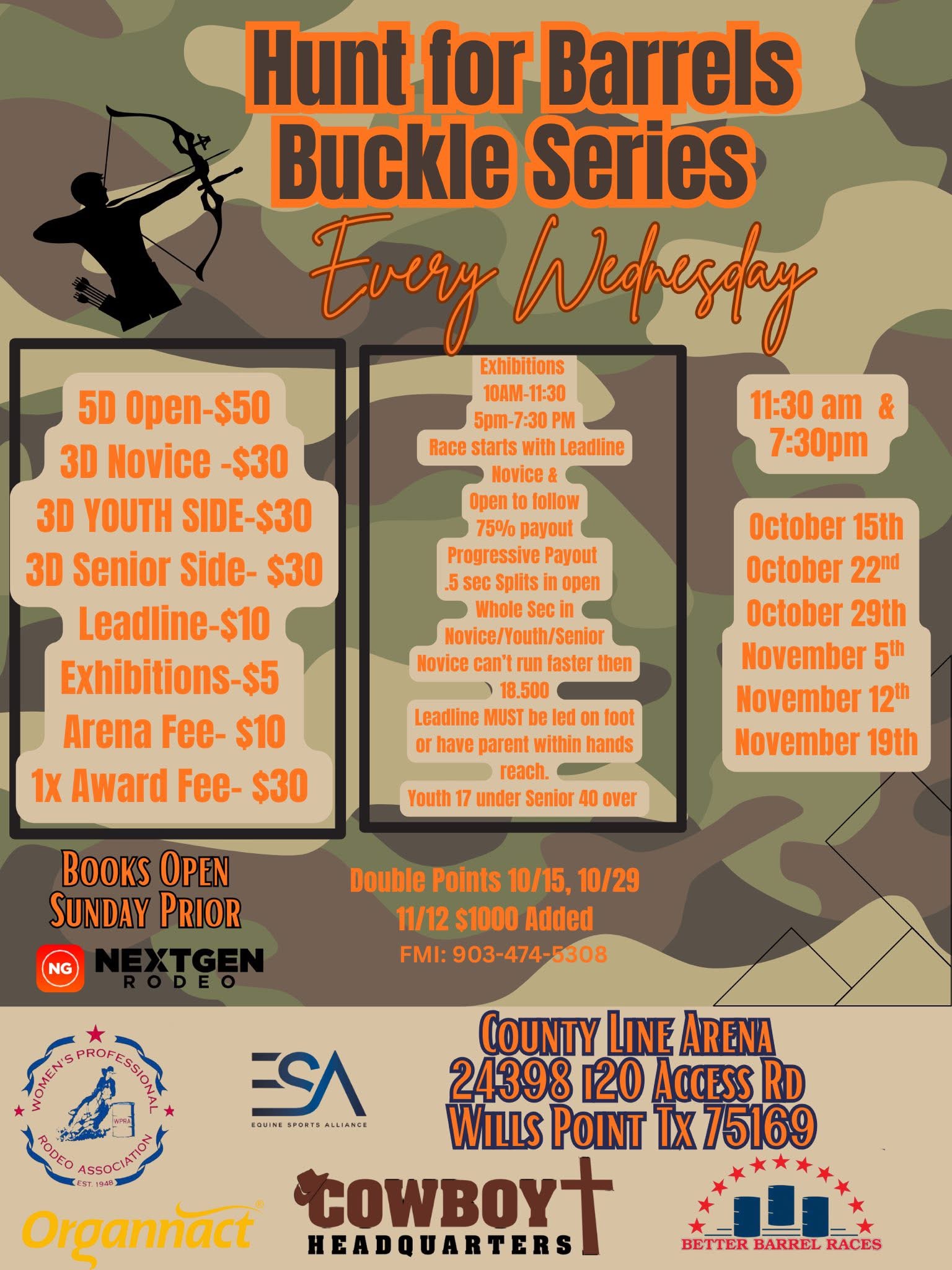 Hunt for Barrels Buckle Series