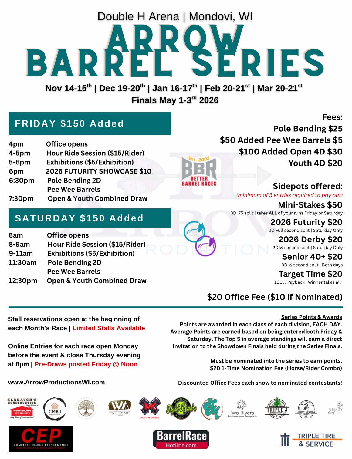 Flyer 1 for Arrow Barrel Series