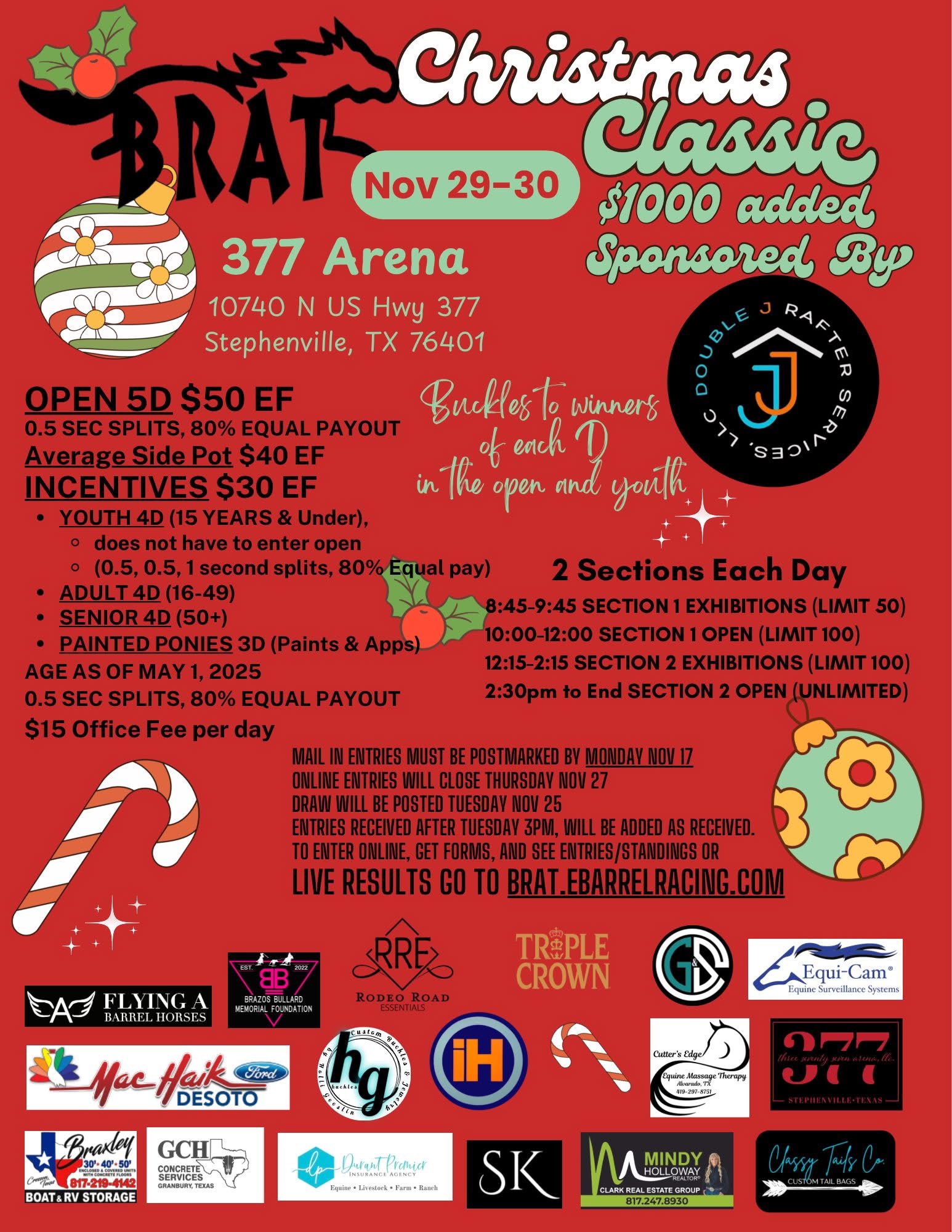 Flyer 1 for BRAT Christmas Classic