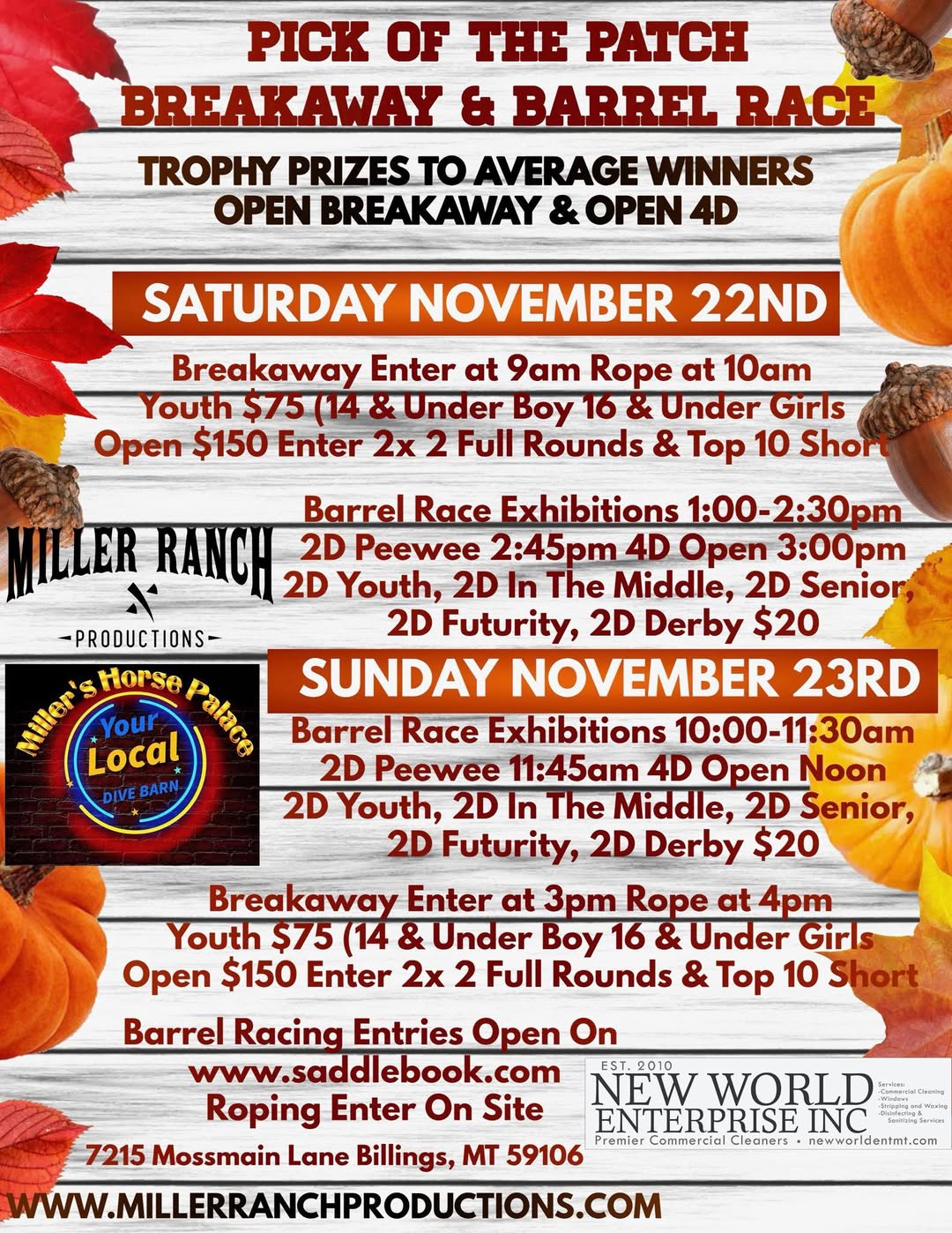 Flyer 1 for Pick of the Patch Breakaway & Barrel Race