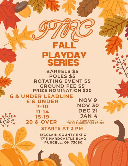Flyer 1 for The Fall Playday Series