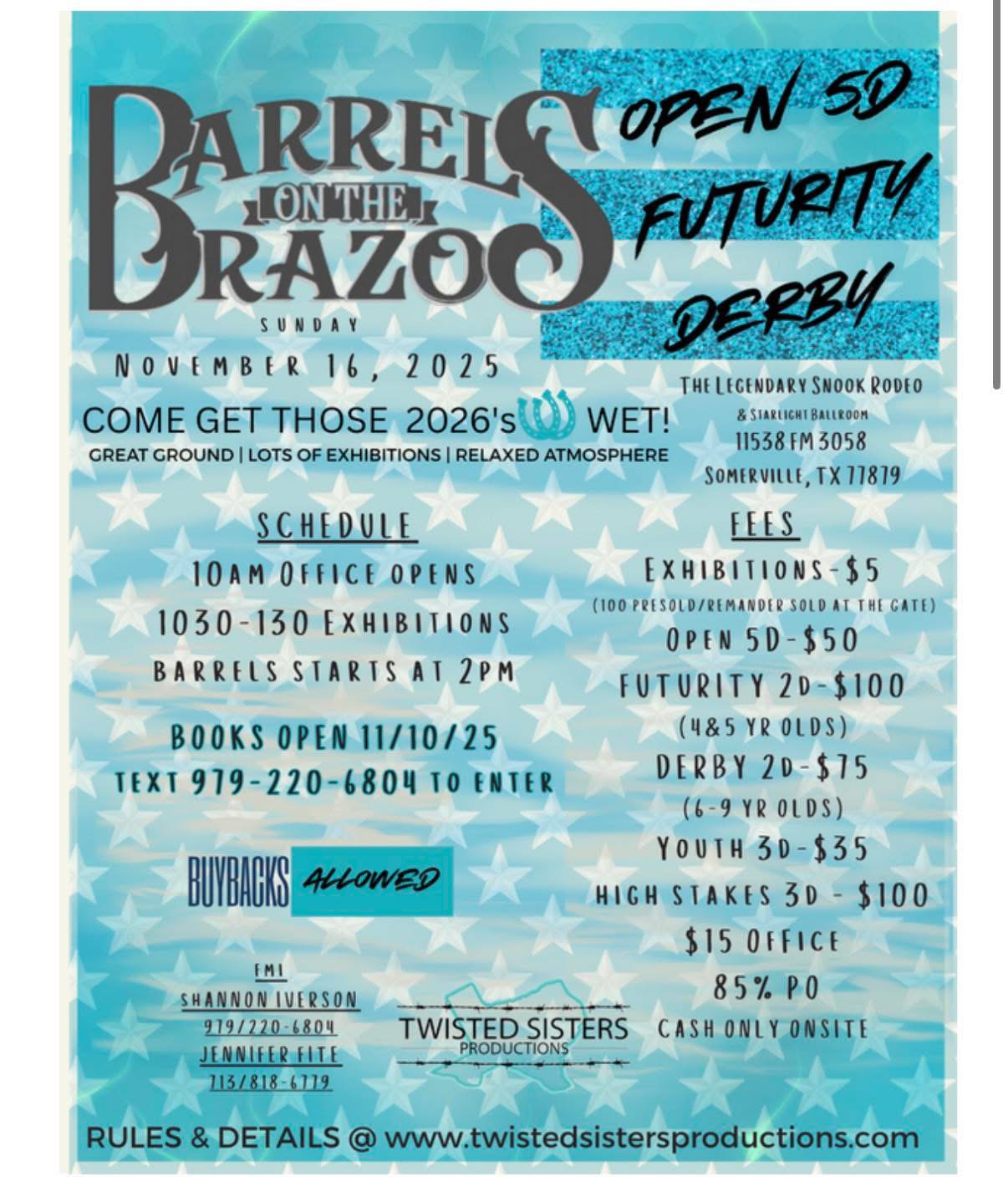 Flyer 1 for Barrels on the Brazos