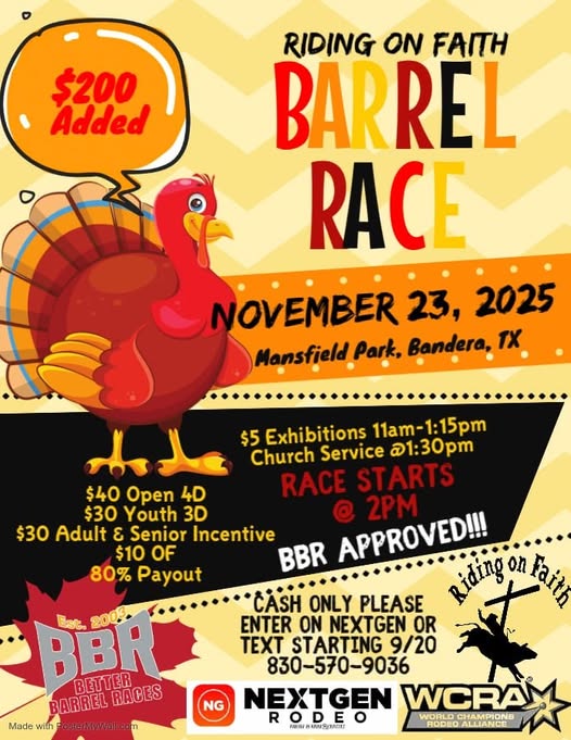 Flyer 1 for Riding On Faith