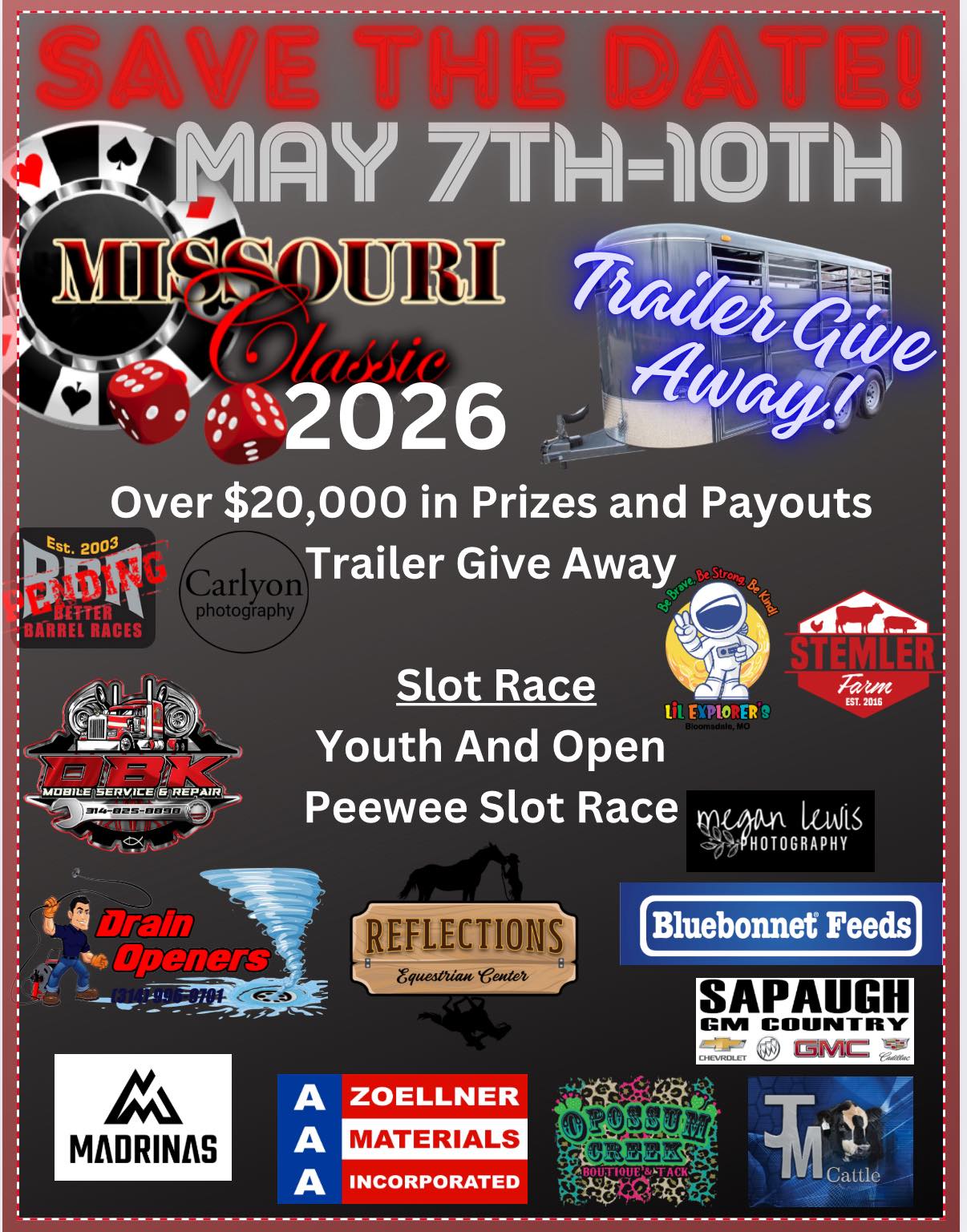 Flyer 1 for Reflections Arena Missouri Classic 2026