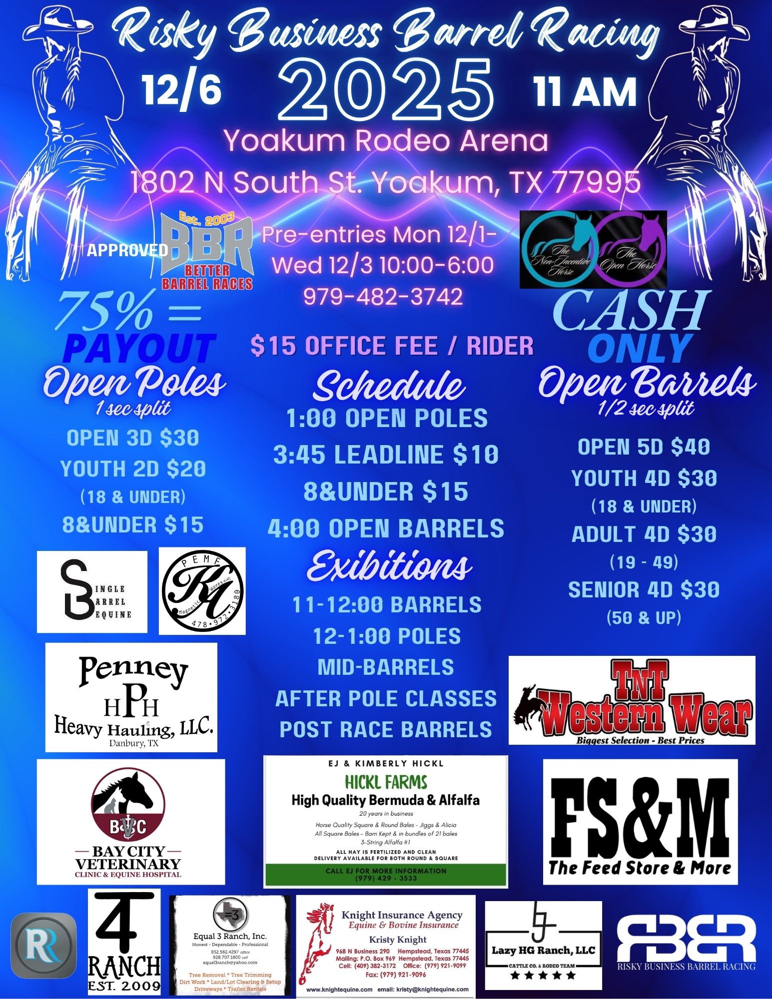 Flyer 1 for Risky Business Barrel Racing