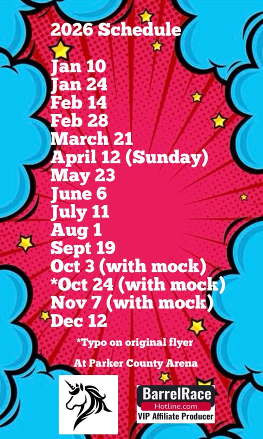 Flyer 1 for Parker County Arena 2026