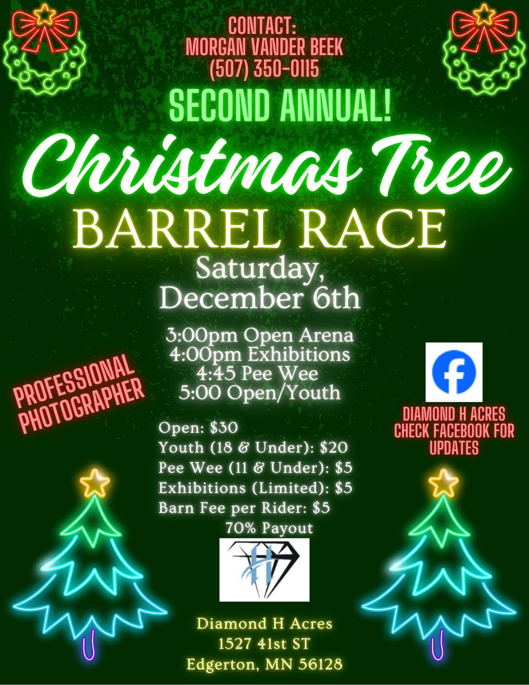 Flyer 1 for Christmas Tree Barrel Race