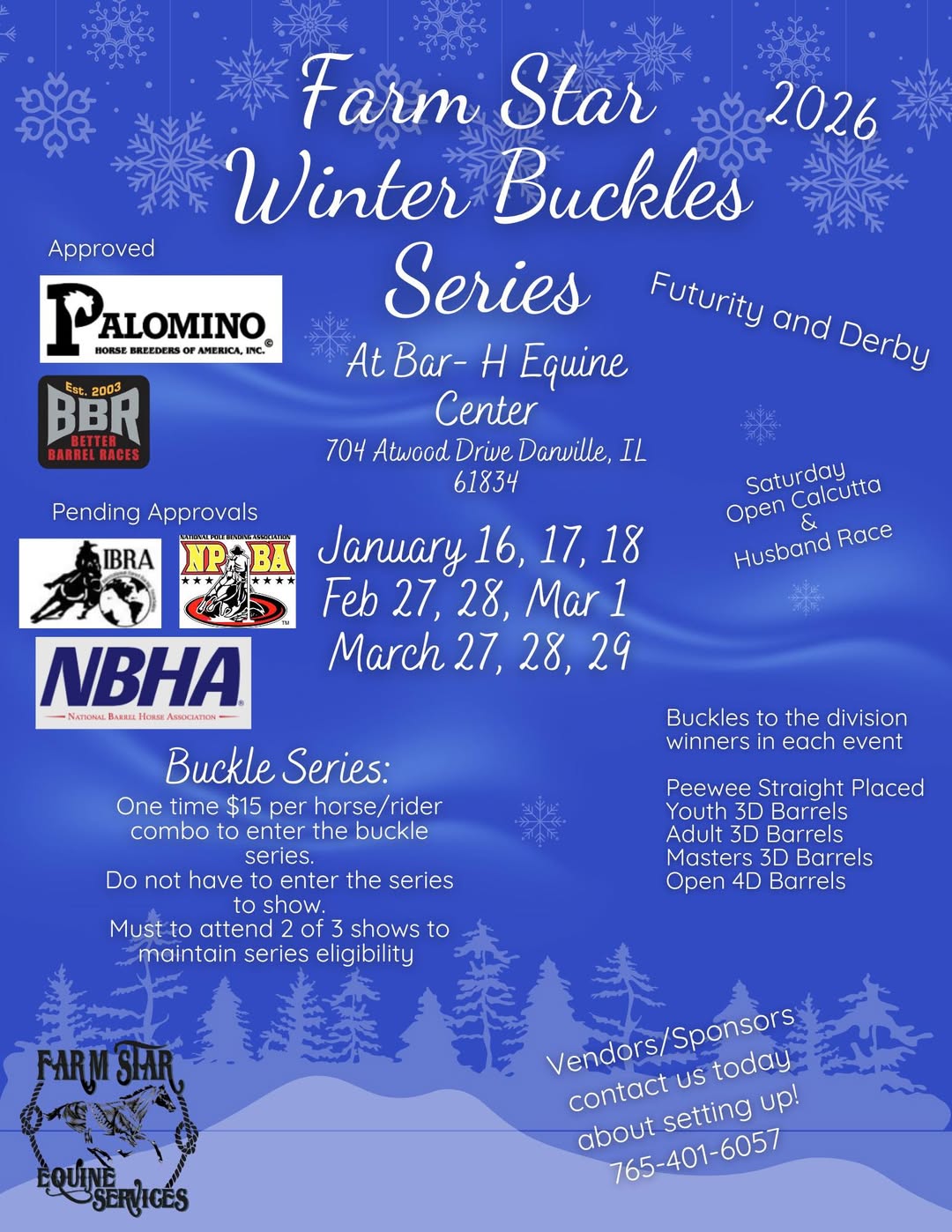 Flyer 1 for Farm Star Winter Buckles Series