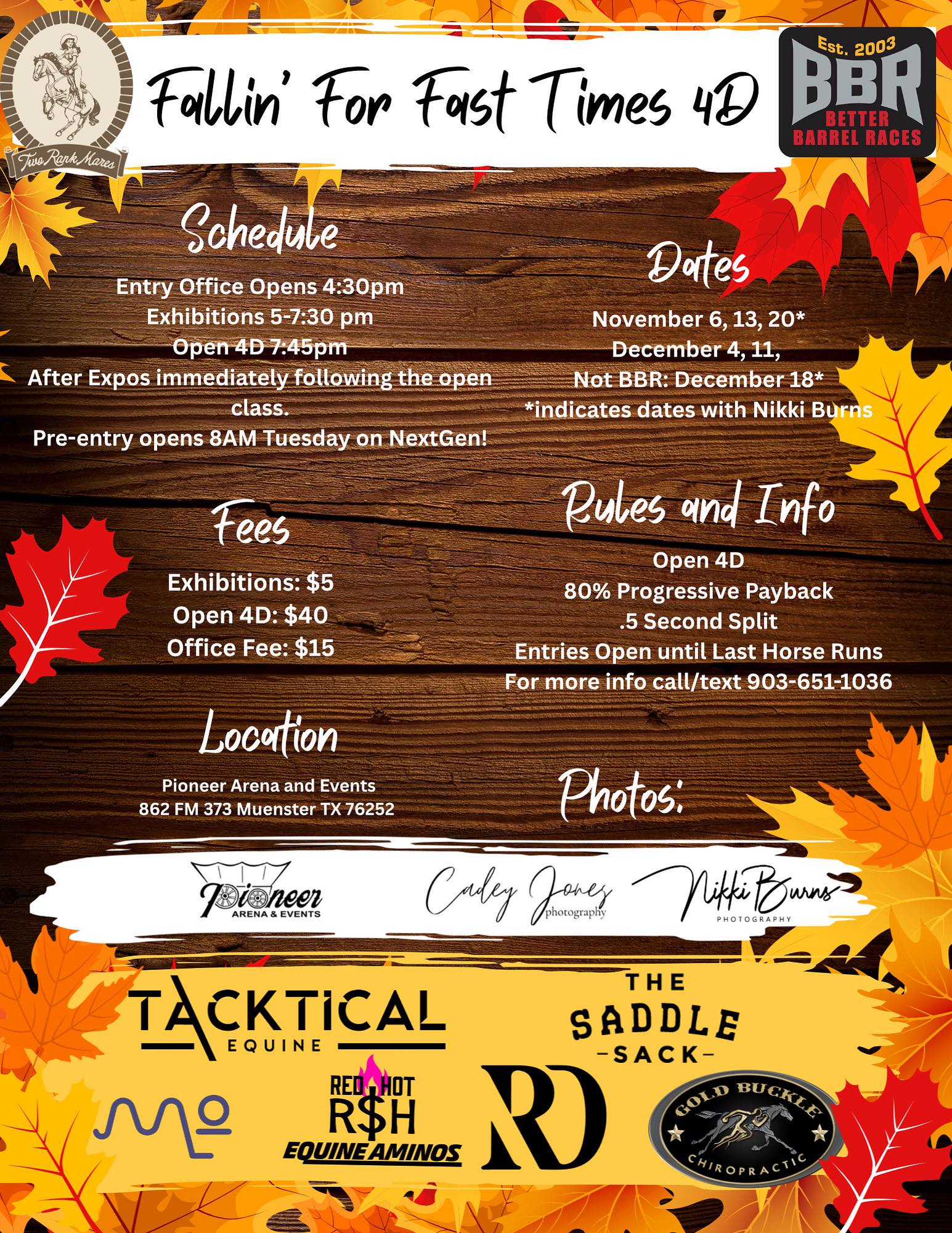 Flyer 1 for Fallin' For Fast Times 4D