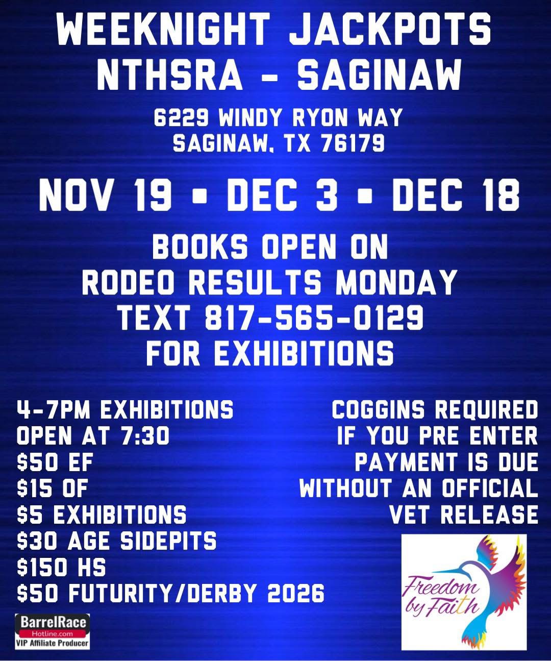 Flyer 1 for Open Barrel Race