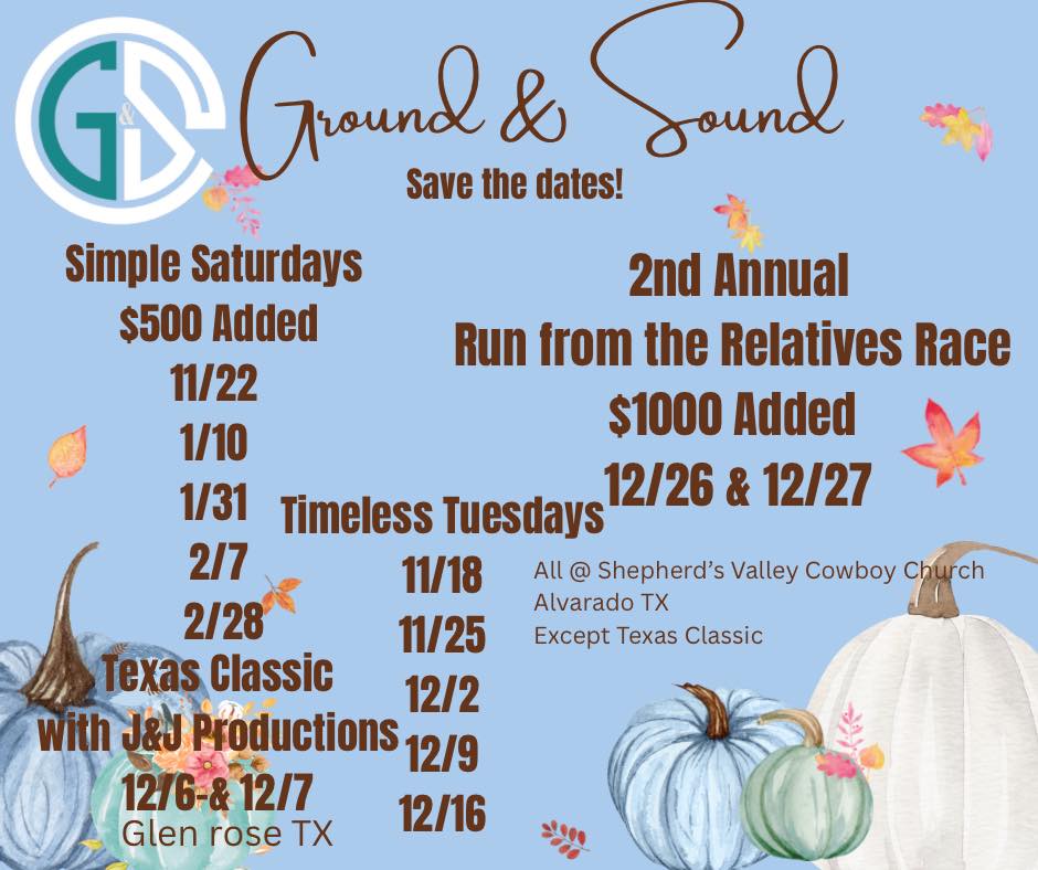 Flyer 1 for Ground and Sound Run From The Relatives Race