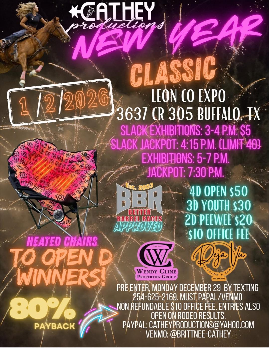 Flyer 1 for Cathy Prod New Year Classic