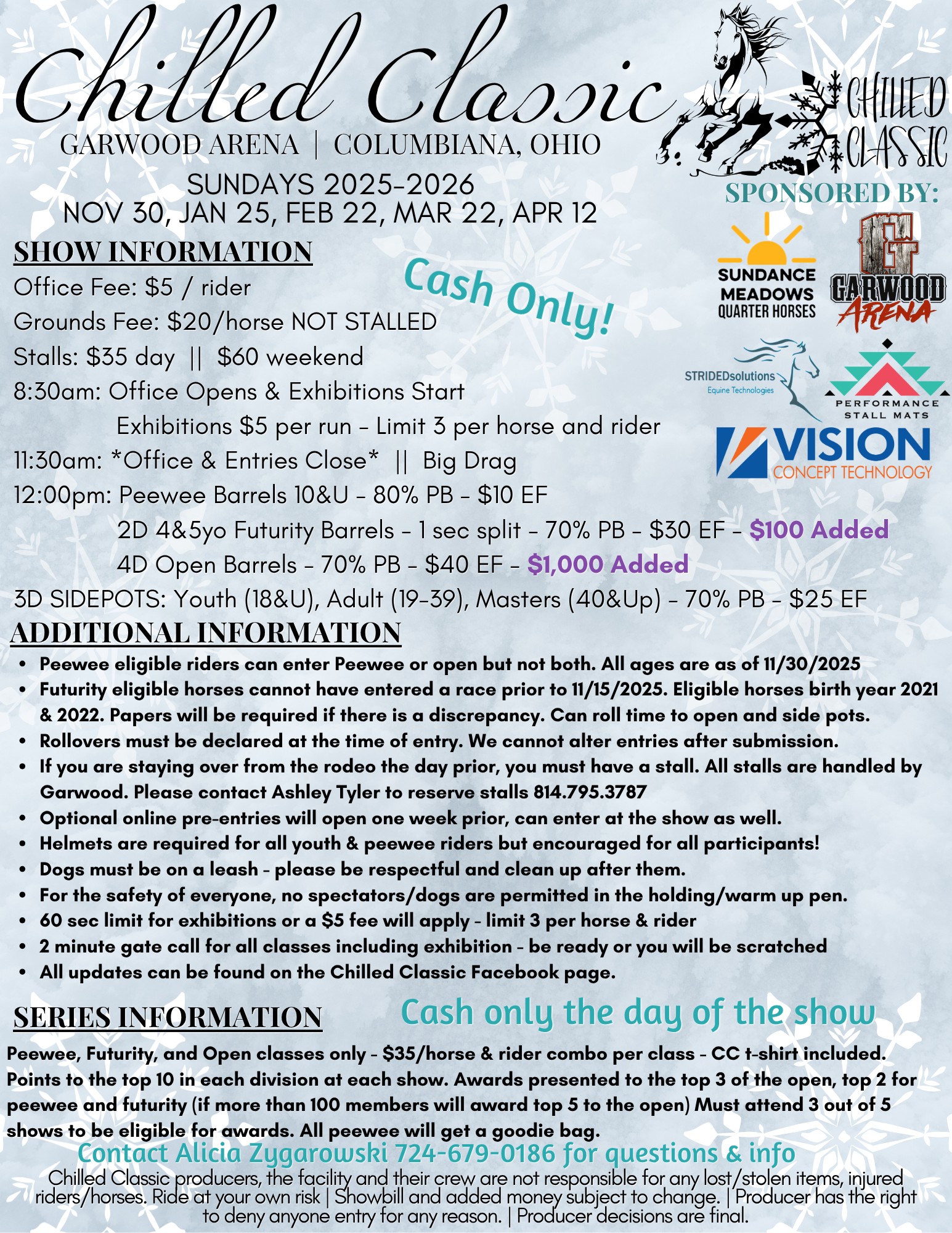 Flyer 1 for Chilled Classic Sundays 2025-2026