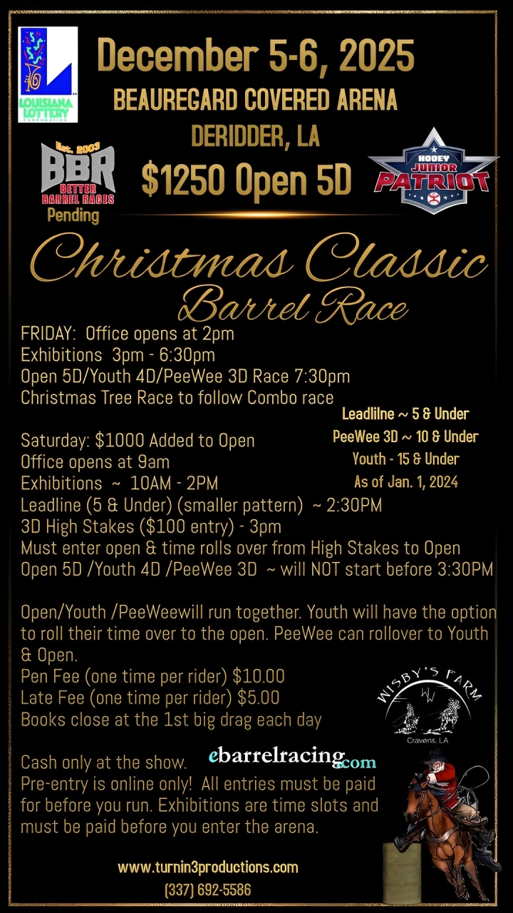 Flyer 1 for Christmas Classic Barrel Race