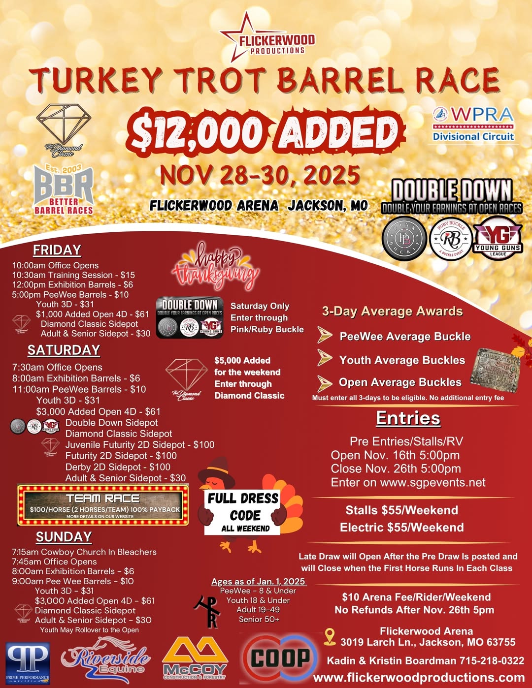 Flyer 1 for Turkey Trot Barrel Race