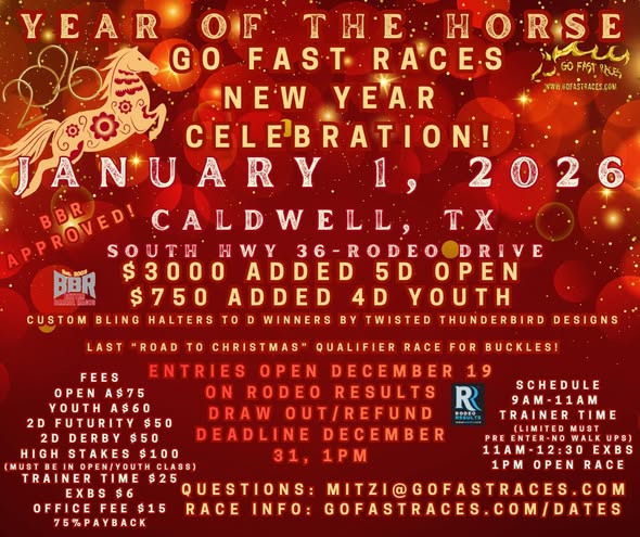 Flyer 1 for Go Fast Races 2026