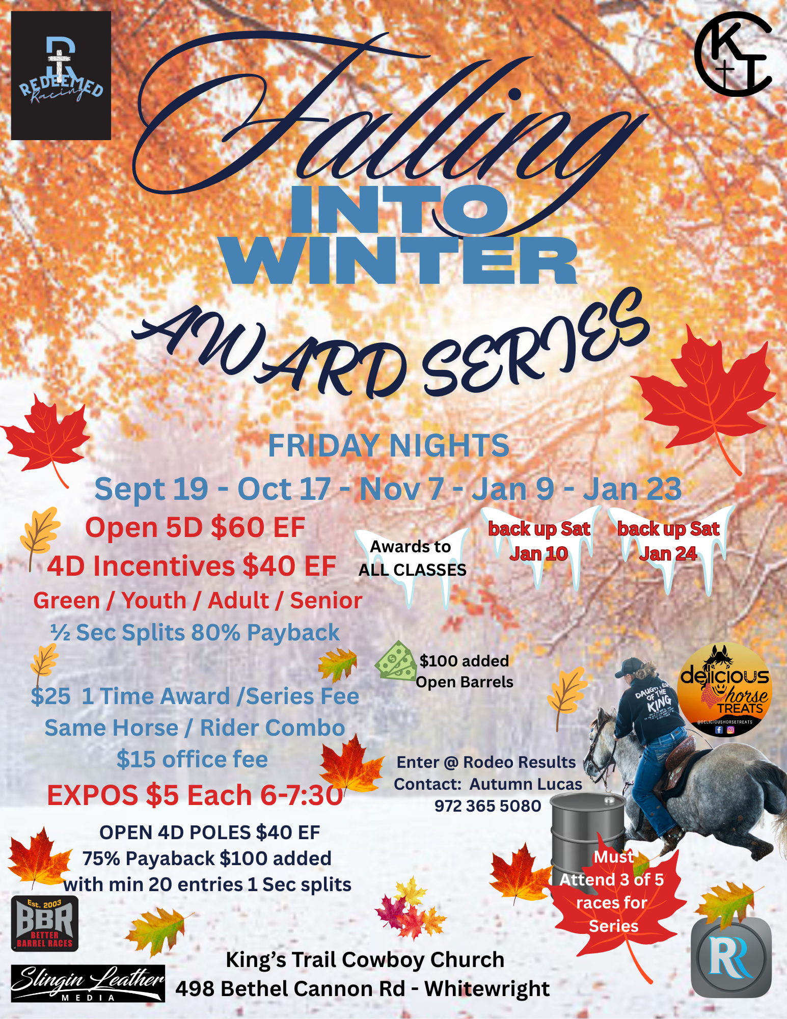 Flyer 1 for Falling Into Winter - Award Series 9/19 to 1/24