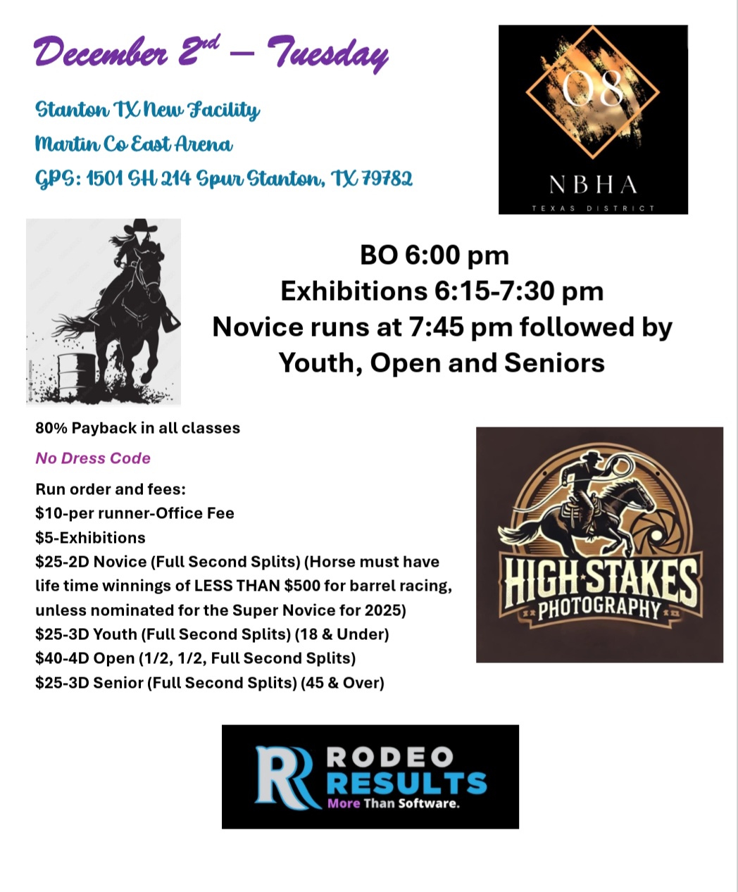 Flyer 1 for NBHA TX 08
Keep in mind anyone that has been to Vegas or if there is any horse at their property has been to Vegas they will be denied entry until 10 days have passed.