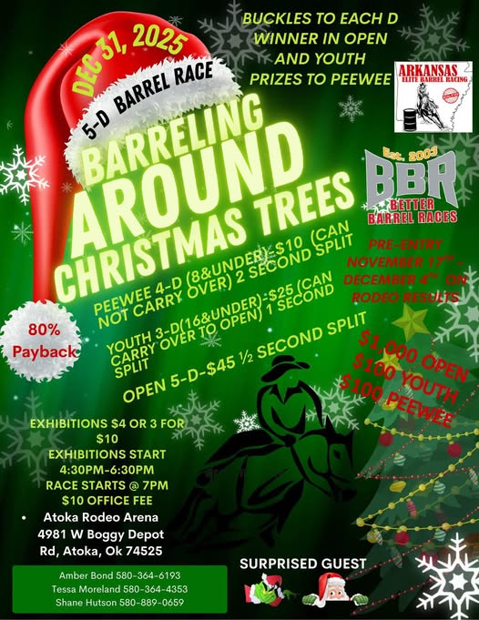 Flyer 1 for Barreling Around Christmas Trees