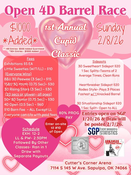 Flyer 1 for Open 4D Barrel Race