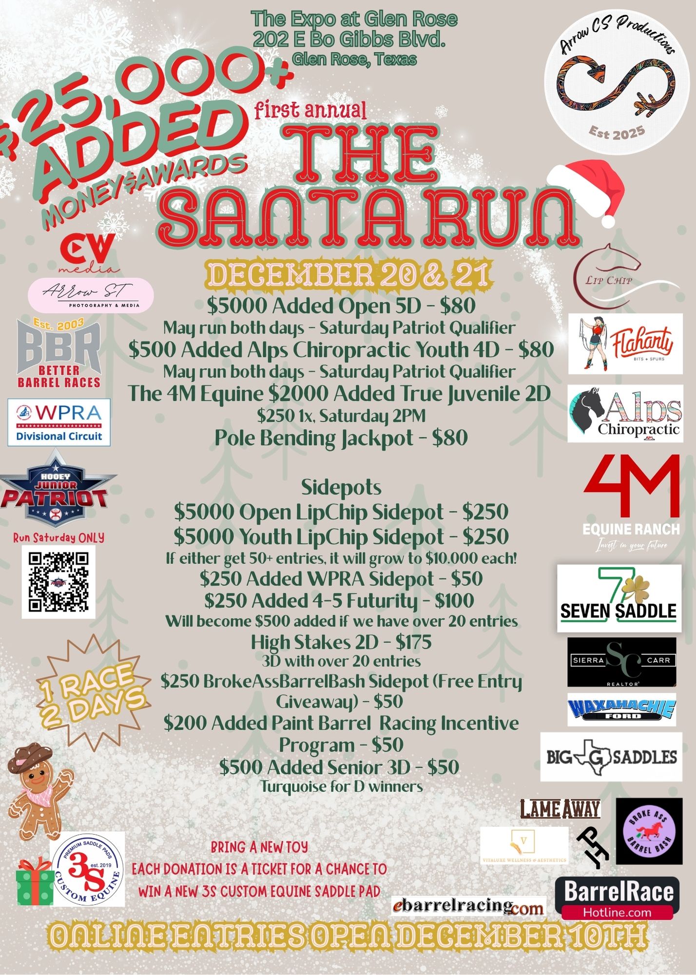 Flyer 1 for The 1st Annual SANTA RUN