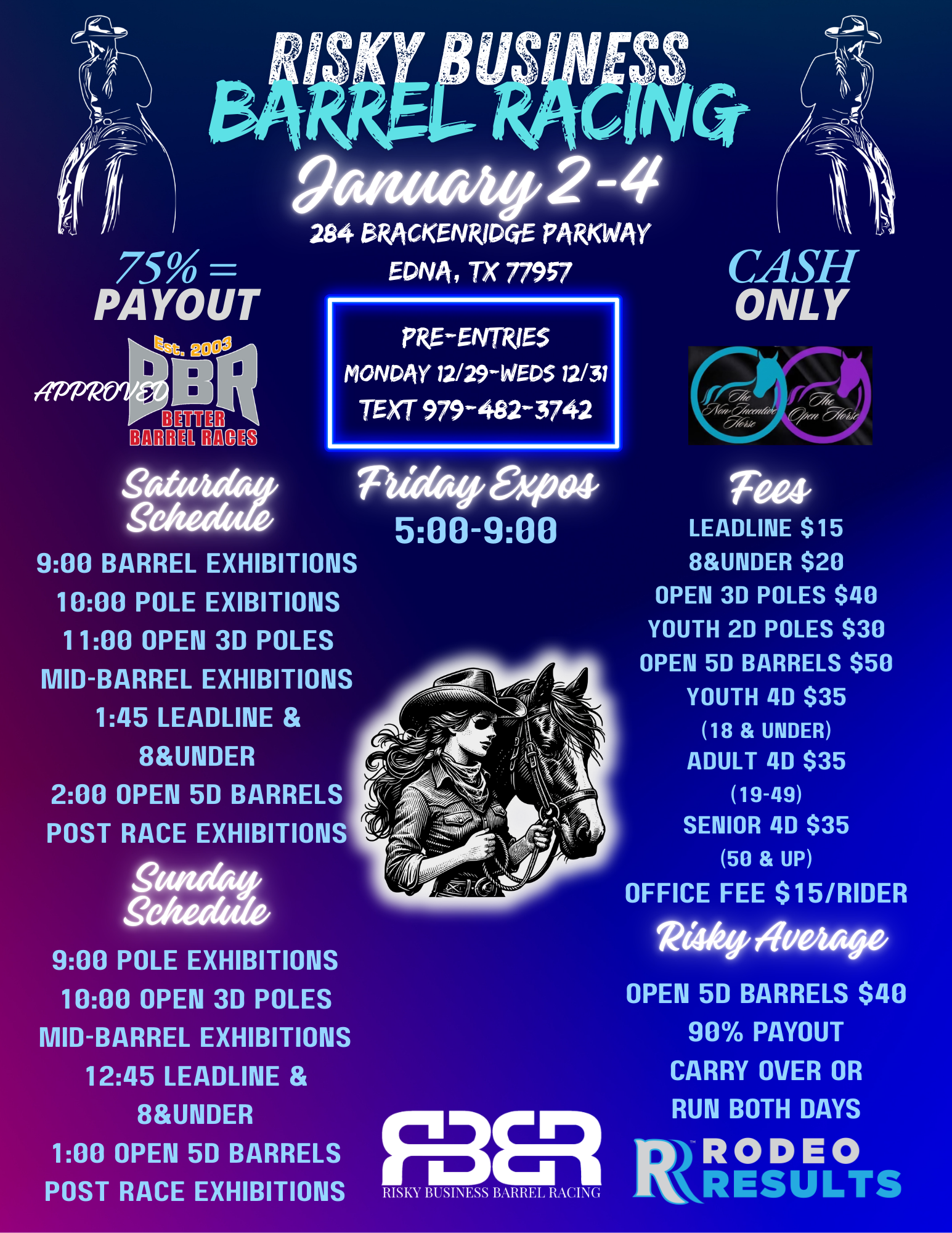 Flyer 1 for Risky Business Barrel Racing