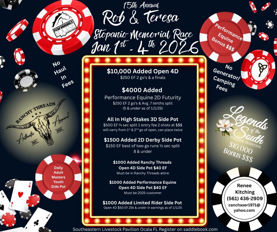 Flyer 1 for 15th Annual Rob & Teresa Stopanic Memorial Race