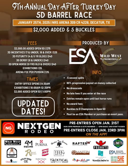 Flyer 1 for 5D Barrel Race