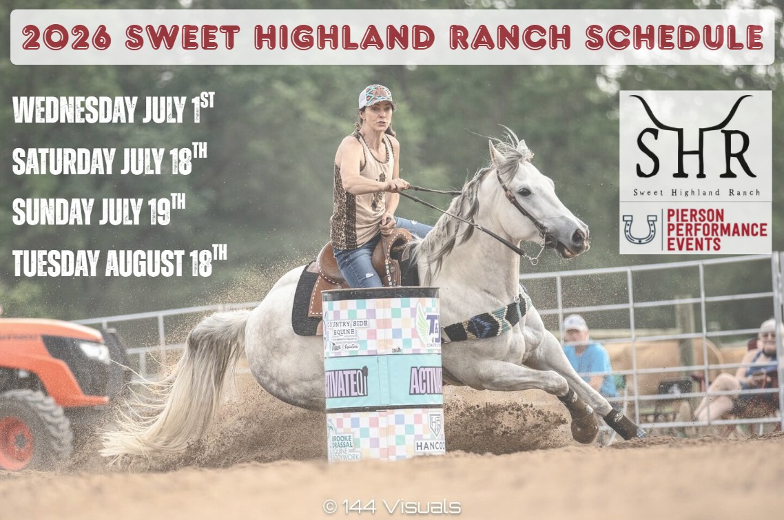 Flyer 1 for 2026 Sweet Highland Ranch PPE Jackpots