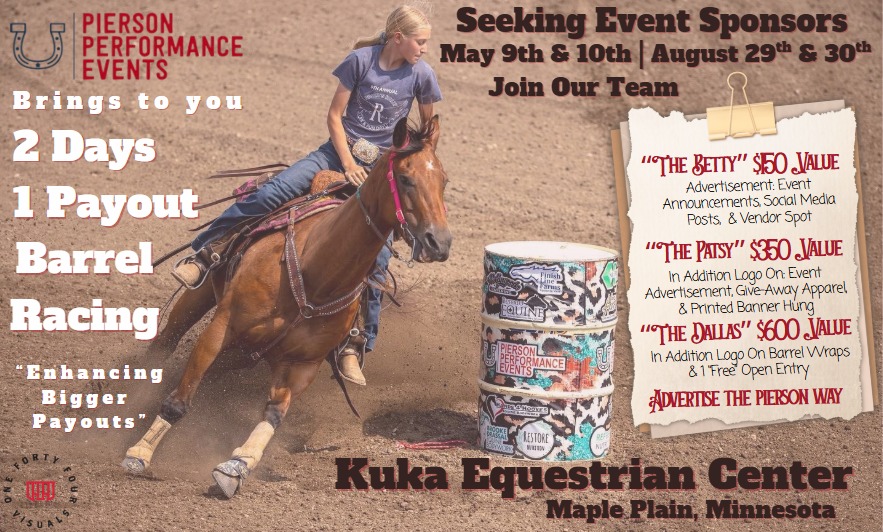 Flyer 1 for Kuka Equestrian Center 2026 PPE 2 days 1 payout