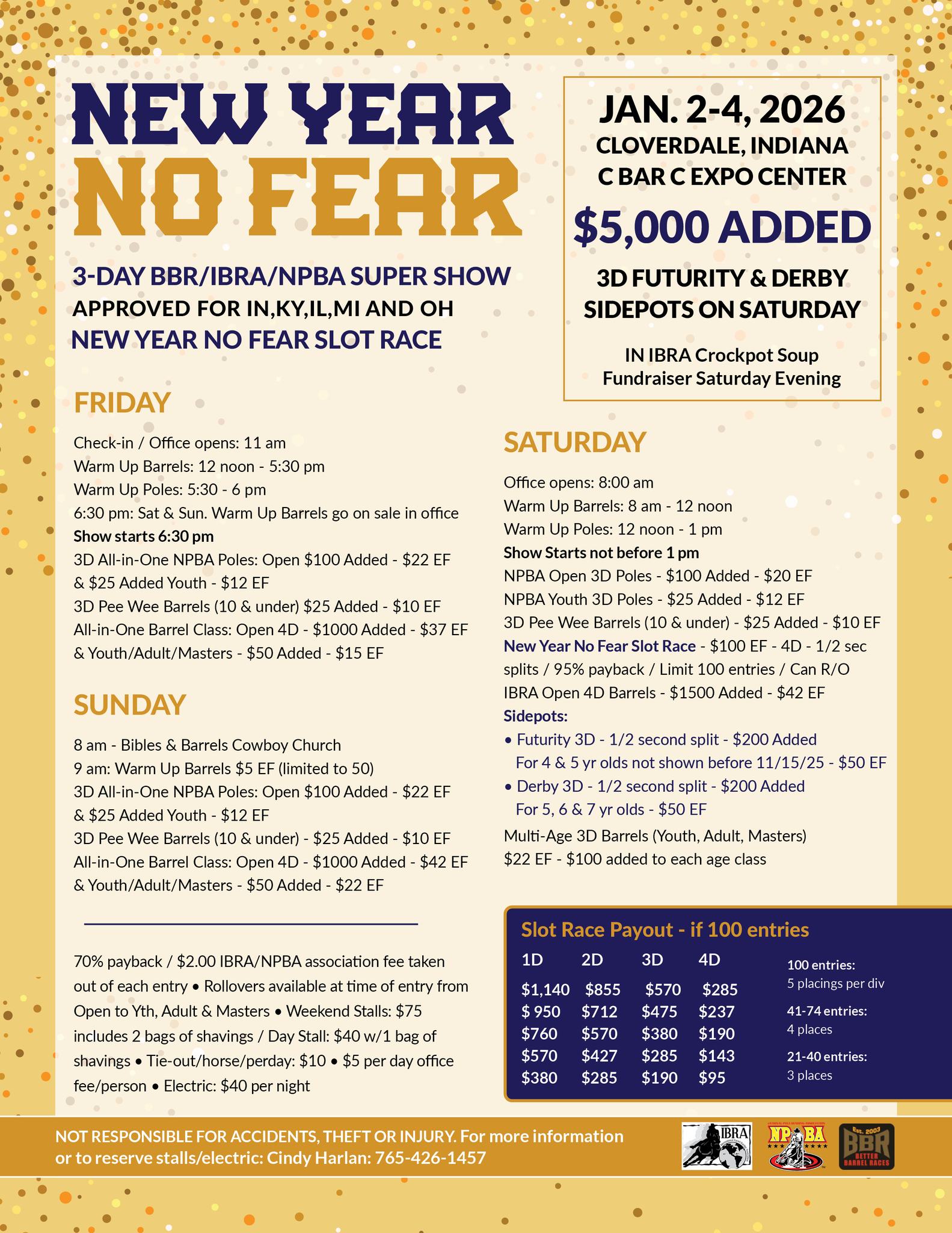 Flyer 1 for New Year No Fear