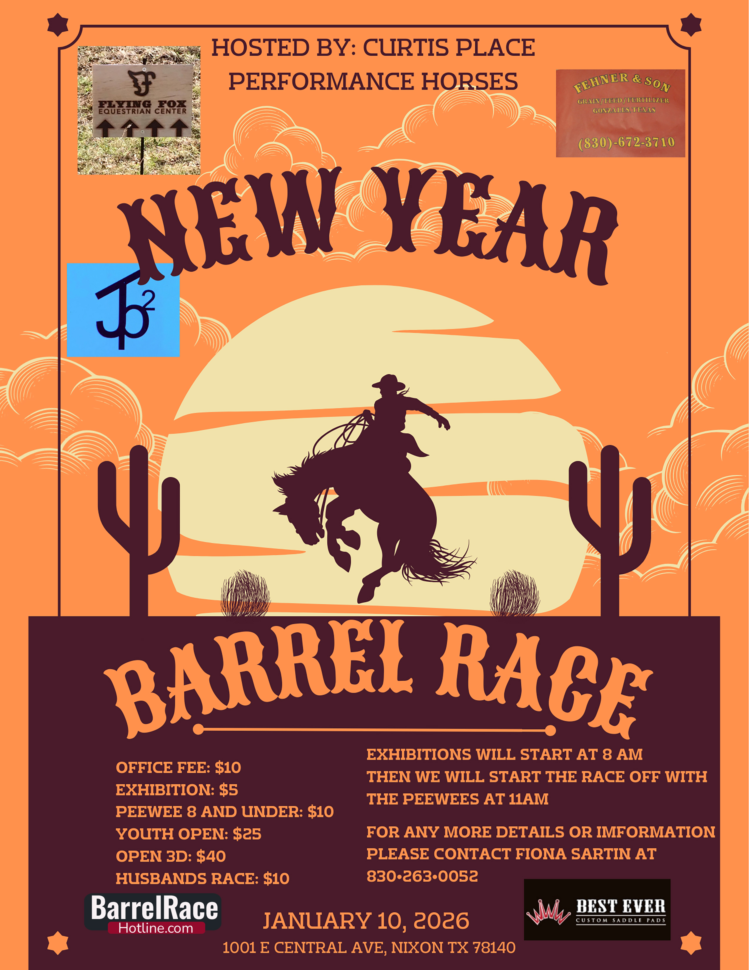 Flyer 1 for New Year Barrel Race