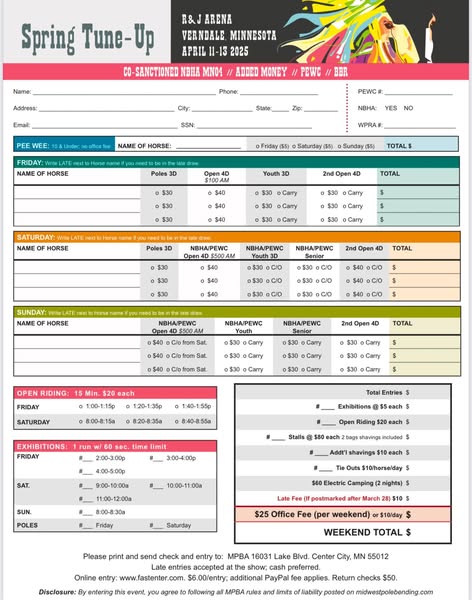 Spring Tune Up Barrel Race
