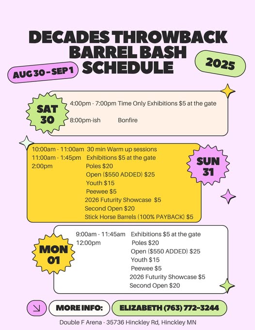 Decades Throwback Barrel Bash