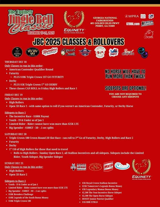 Flyer 2 for The Equinety Jingle Bell Classic