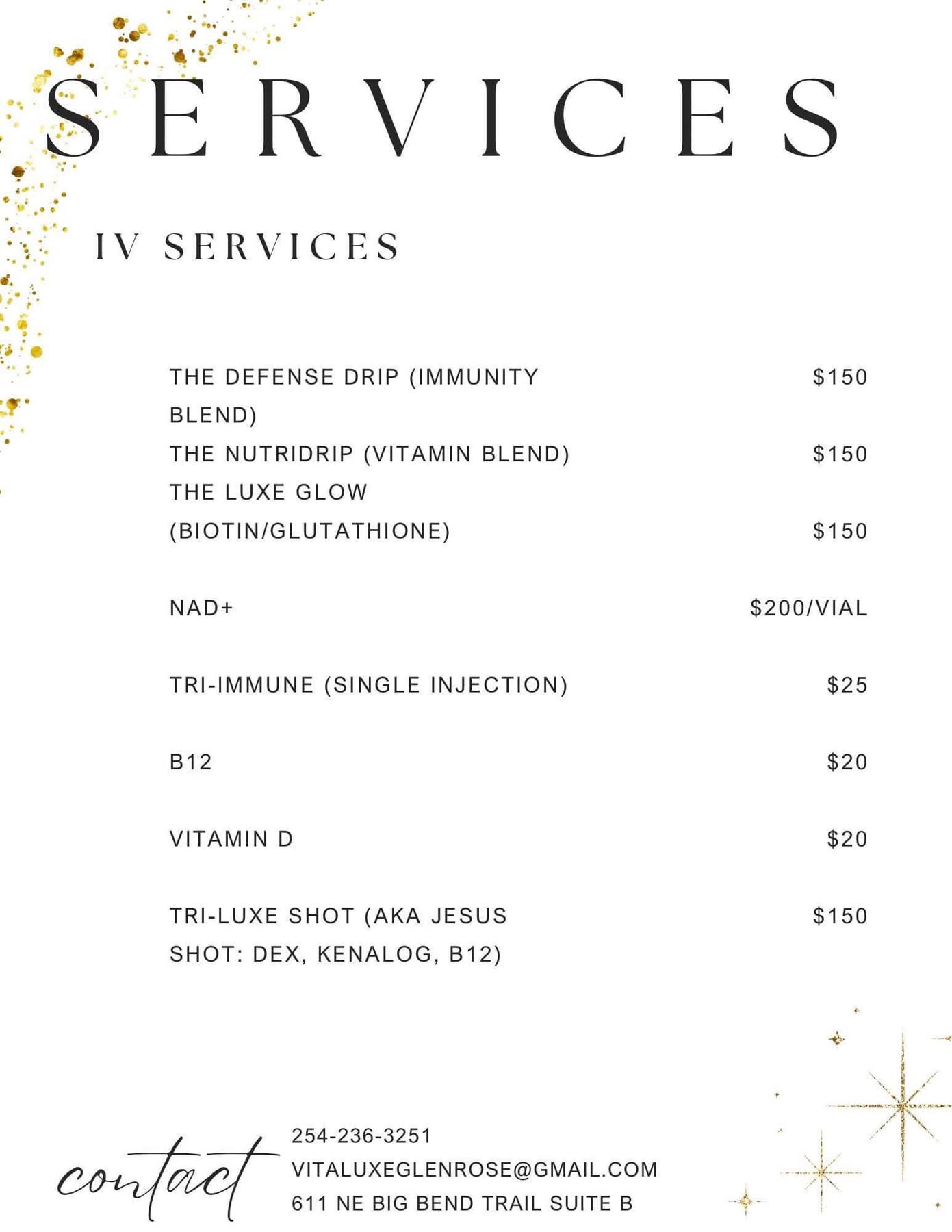 Flyer 3 for The Holiday Series