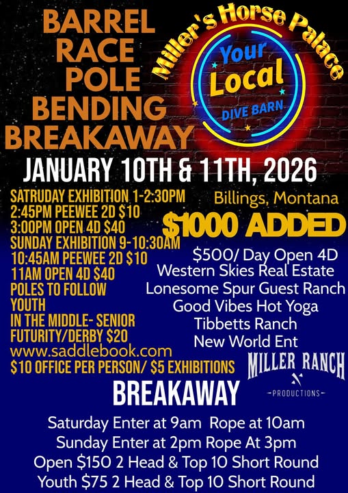 Flyer 1 for Barrel Race Polebending Breakaway