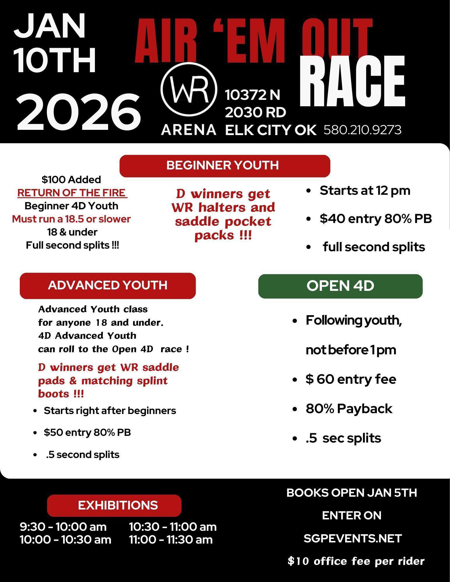 Flyer 1 for Air 'Em Out Race