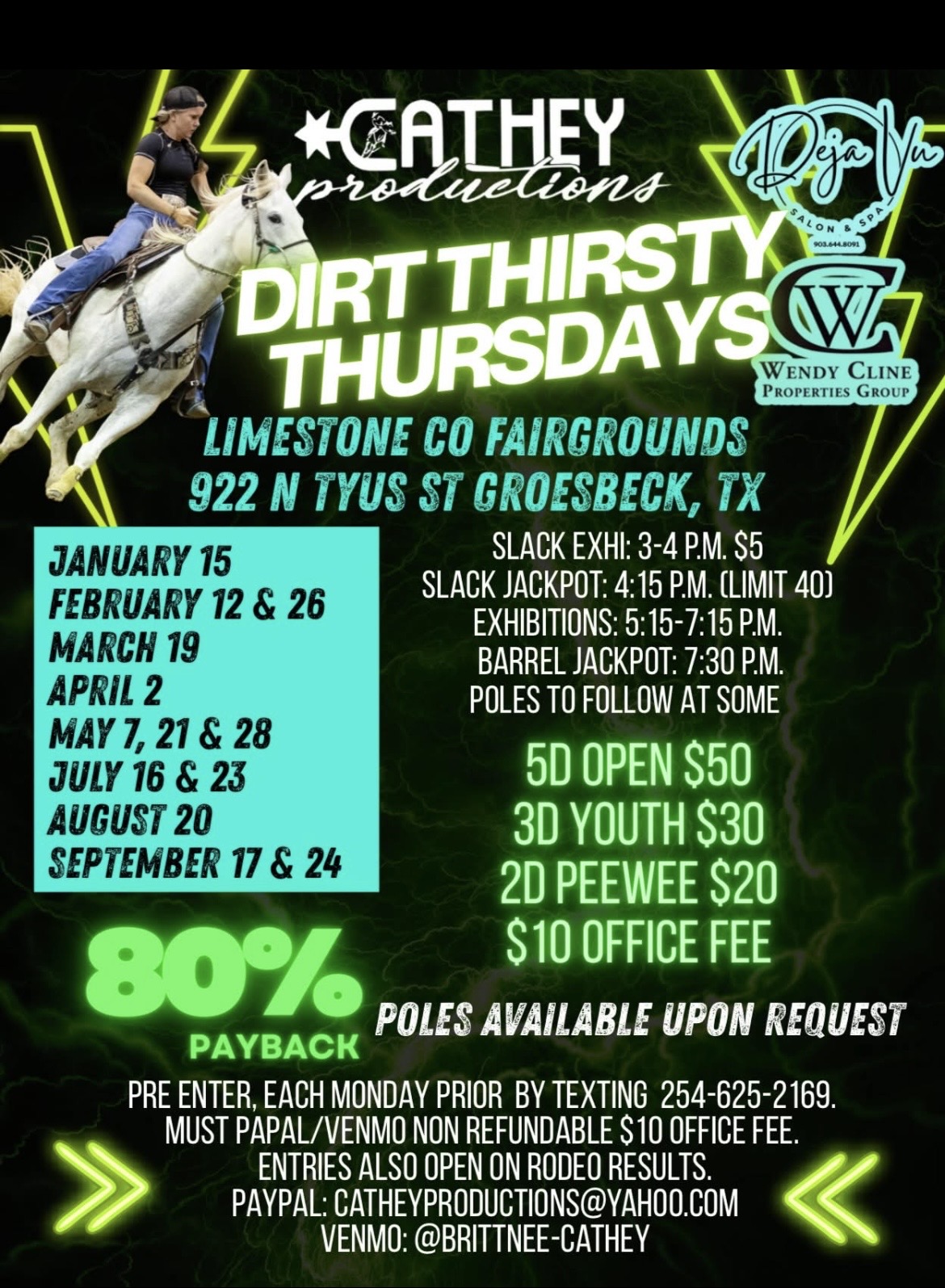 Flyer 1 for Cathey Barrel Productions 