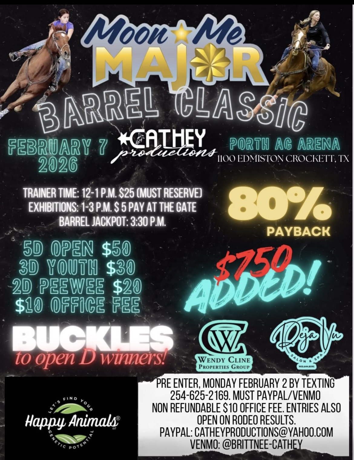 Flyer 1 for Cathey Productions 