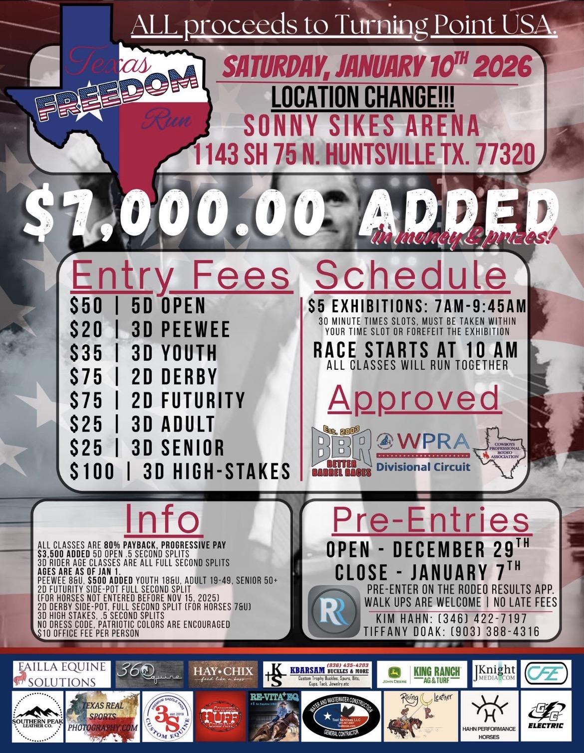 Flyer 1 for Texas Freedom Run 