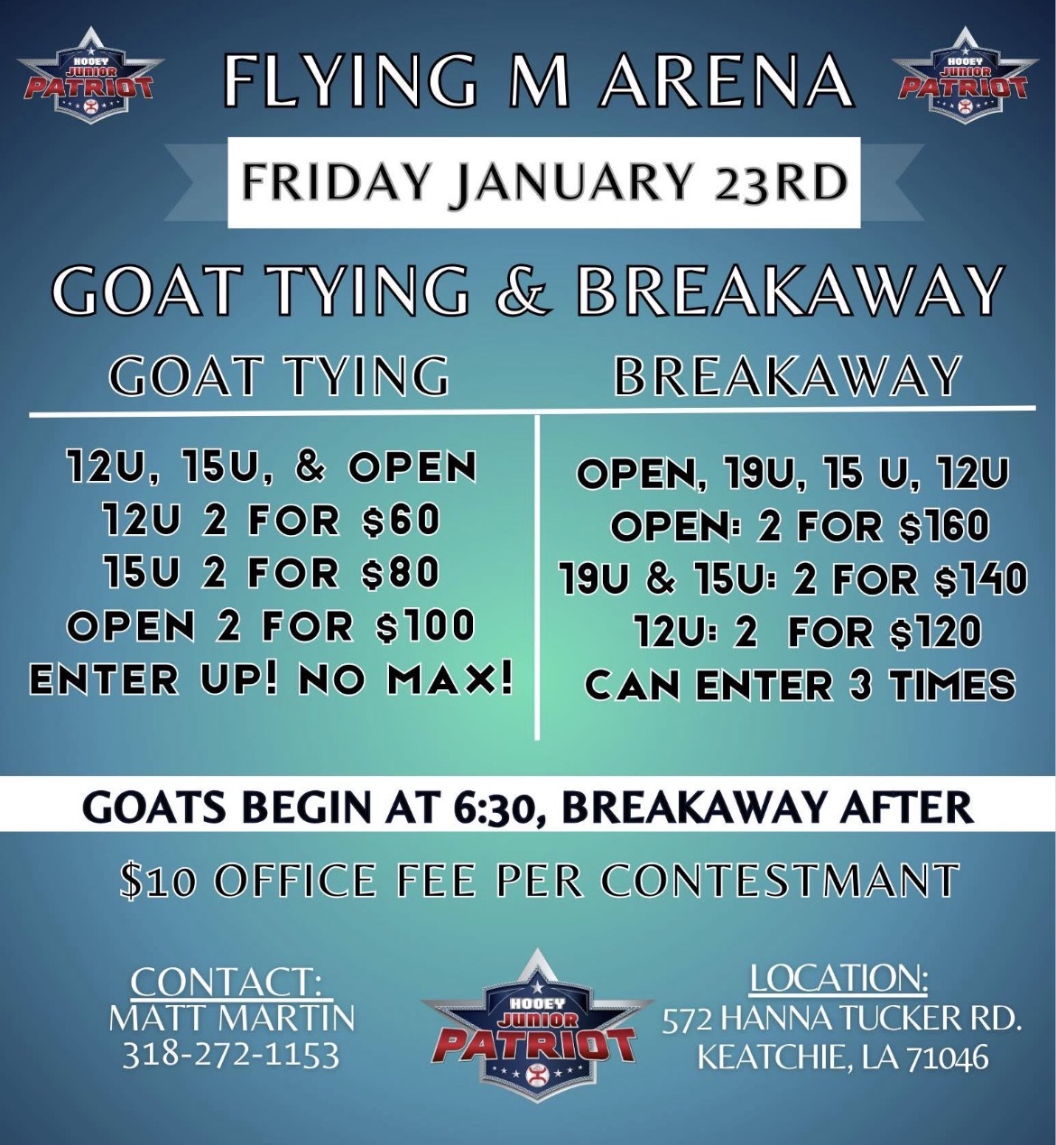 Flyer 1 for Flying M