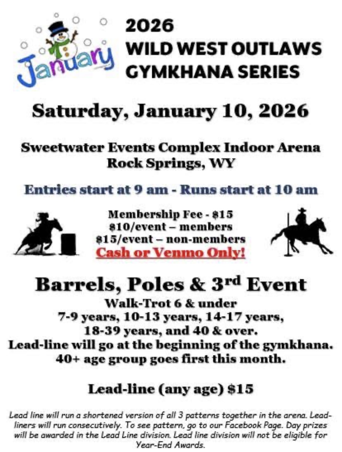 Flyer 1 for WILD WEST OUTLAW GYMKHANA