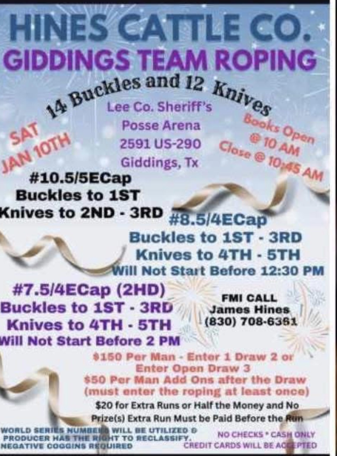 Flyer 1 for Hines Cattle Co 