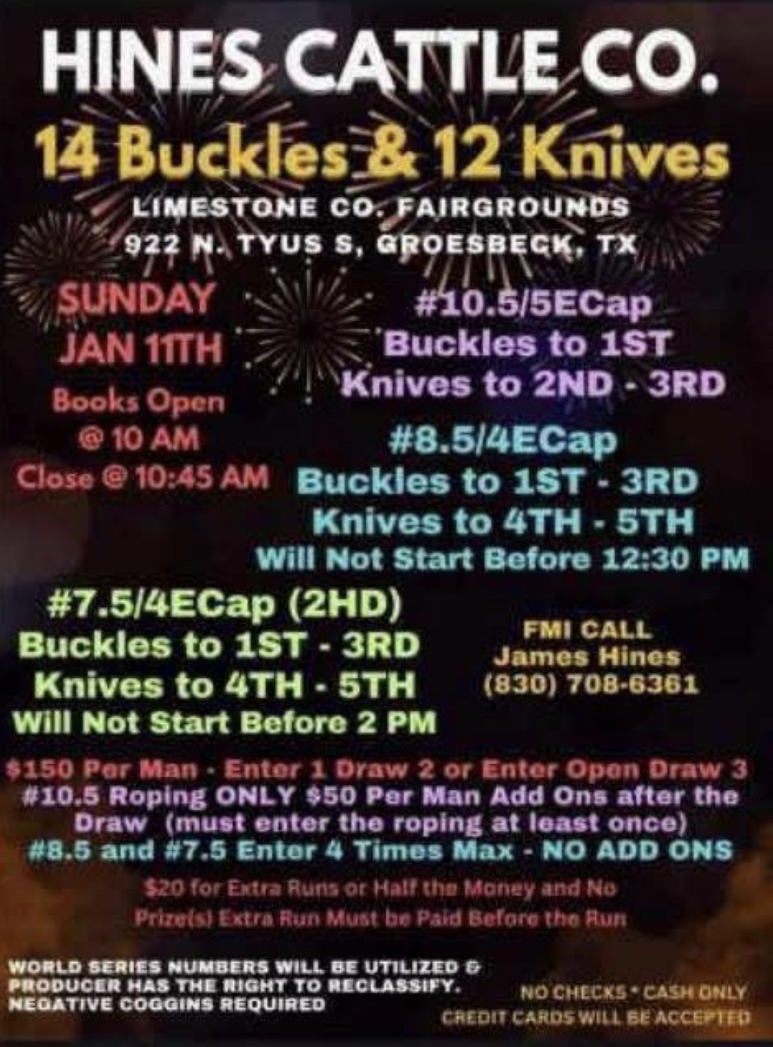 Flyer 1 for Hines Cattle Co 