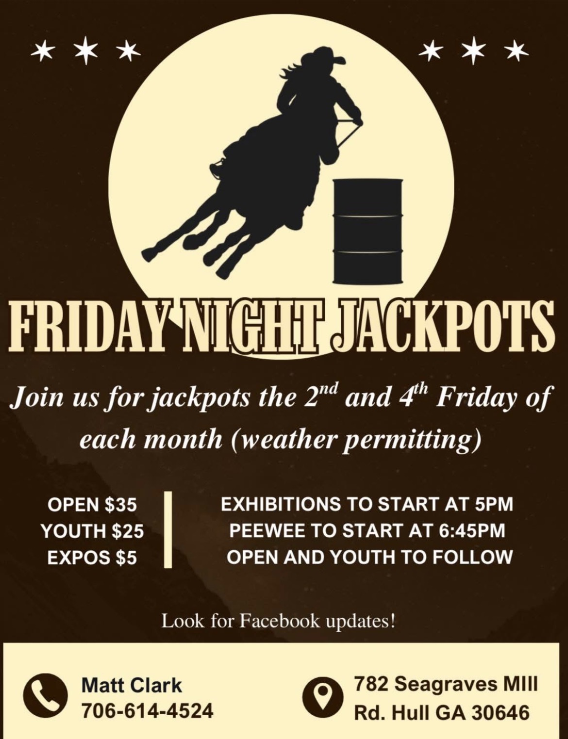 Flyer 1 for Friday Night Jackpot 