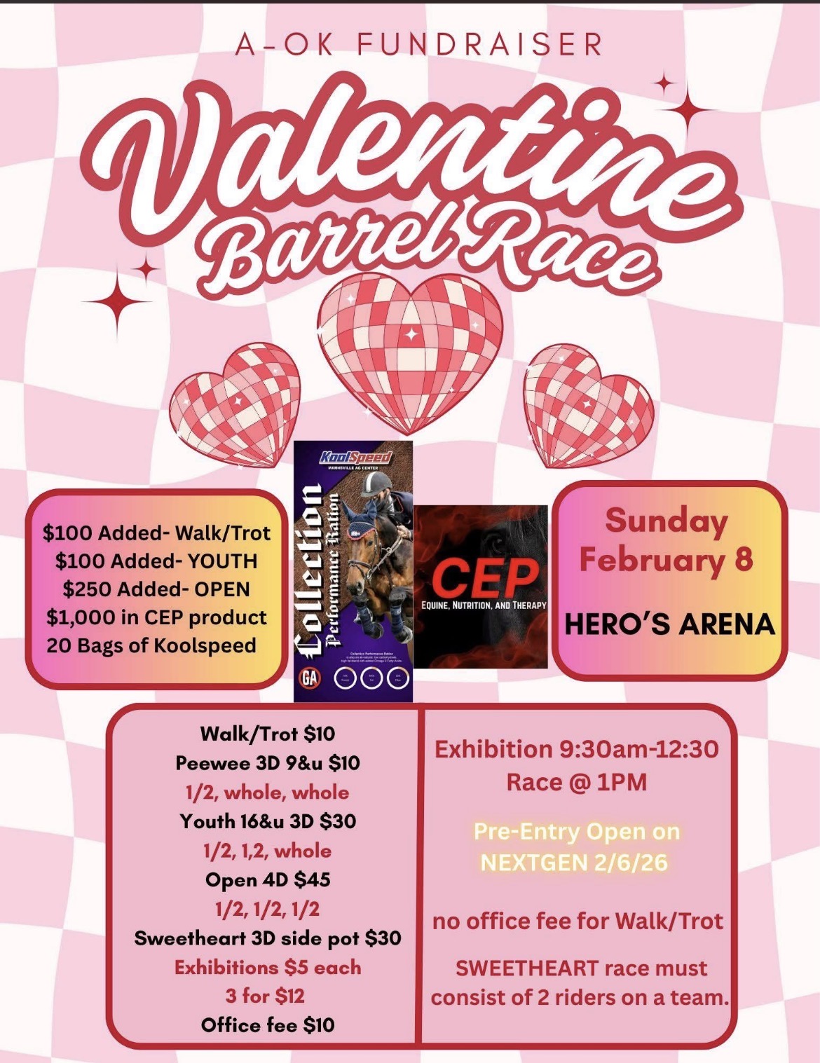 Flyer 1 for Valentines Barrel Race 